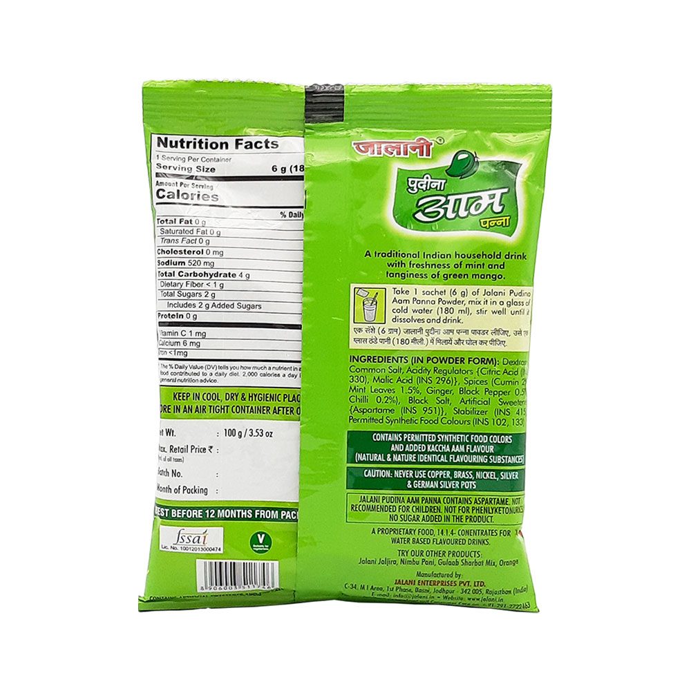 Jalani Pudina Aam Panna 100g Pouch - Image 2